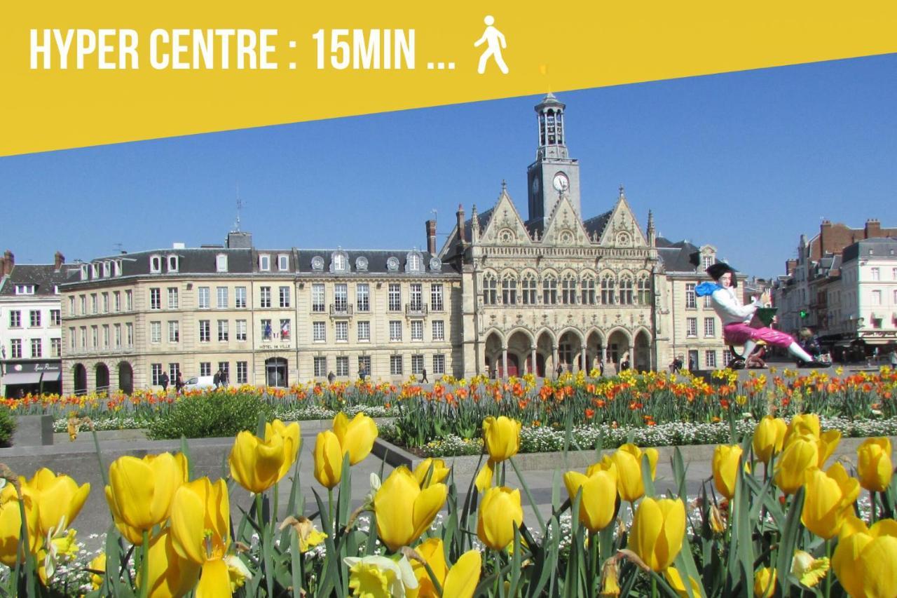 Appartement "Le Terminus " Gare-Cosy-Wifi 6 Personnes Saint-Quentin  Zewnętrze zdjęcie